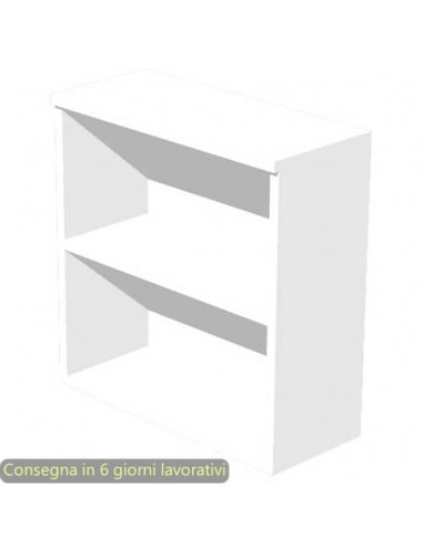 Armadio basso a giorno 2898 90x46xH.85 cm Artexport bianco AR/MB/33