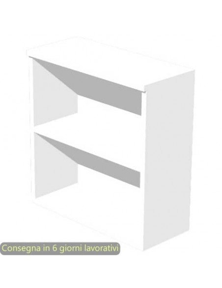 Armadio basso a giorno 2898 90x46xH.85 cm Artexport bianco AR/MB/33