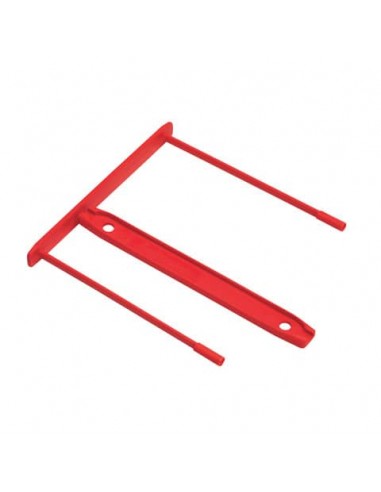 Fastener con clip di chiusura passo 80 mm Fellowes rosso conf. 100 pezzi  0089602