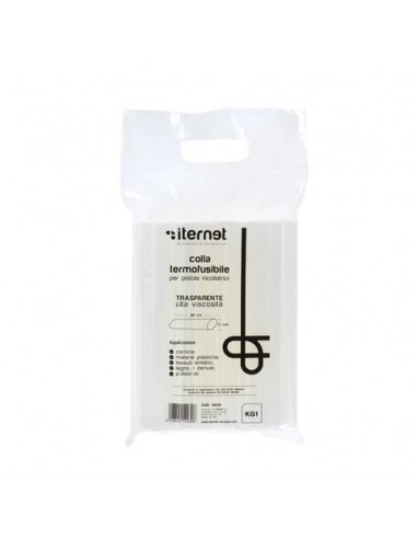 Refill colla stick per pistole colla a caldo Iternet sacchetto da 1 Kg 4230