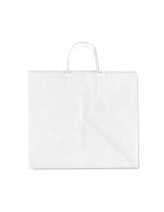 Borsa portapizza stampa generica 33x37x31 cm conf. 200 pz Rex-Sadoch kraft bianco - PIZZAPACKBIA