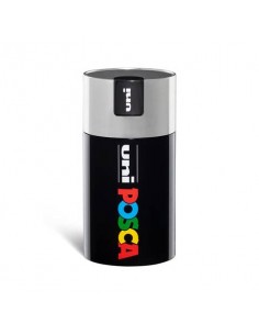 Gift Box marcatore a tempera punta media colori assortiti Uni Posca tappo barattolo argento - M 84008608