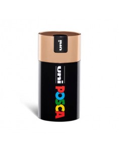 Gift Box marcatore a tempera punta media colori assortiti Uni Posca tappo barattolo bronzo - M 84008691