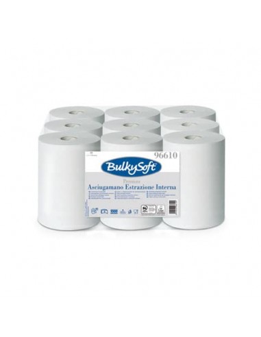 Asciugamani a rotoli ad estrazione interna Premium Bulkysoft strappo 21