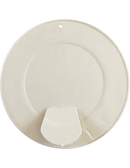 Coperchi bianchi 5/7 oz (Ø70xH.10 mm) Dopla Professional per bicchieri in carta+PE conf. 50 pz - 28103