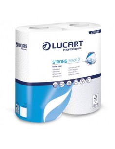 Rotolo cucina 2 veli Lucart STRONG MAXI 2  - 88 strappi per rotolo - conf. 2 rotoli - 821689
