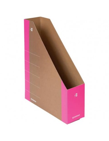 Portariviste in cartone formato A4 dorso 8 cm Donau rosa 3550001FSC-30