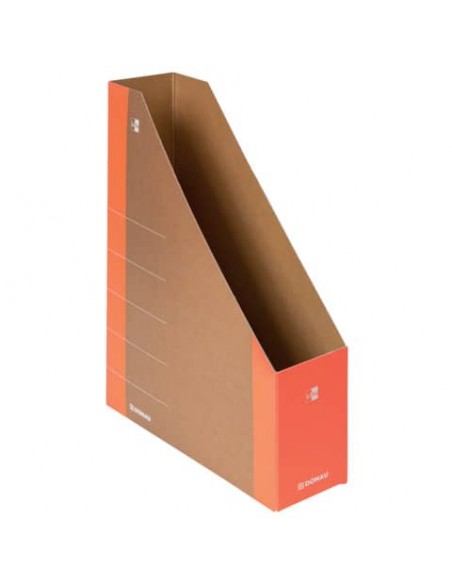 Portariviste in cartone formato A4 dorso 8 cm Donau arancione 3550001FSC-12