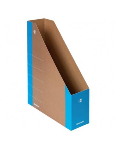 Portariviste in cartone formato A4 dorso 8 cm Donau blu 3550001FSC-10