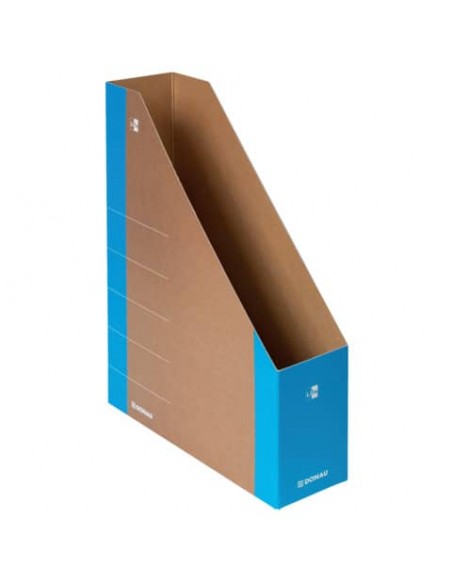 Portariviste in cartone formato A4 dorso 8 cm Donau blu 3550001FSC-10