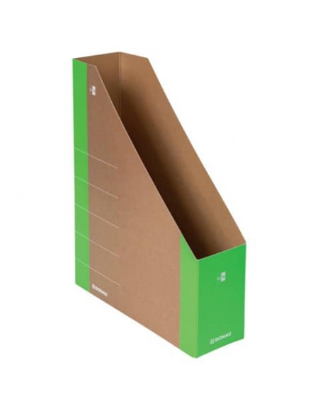 Portariviste in cartone formato A4 dorso 8 cm Donau verde 3550001FSC-06