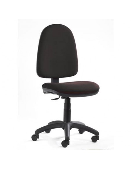 Seduta operativa Seditaly Sofia CPM con meccanismo a contatto permanente tessuto ignifugo senza braccioli nero