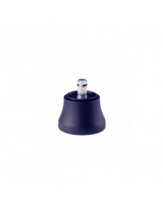 Set 5 piedini neri a base larga Seditaly in PP ad innesto rapido con perno in acciaio Ø11 mm - CNF5Z0601