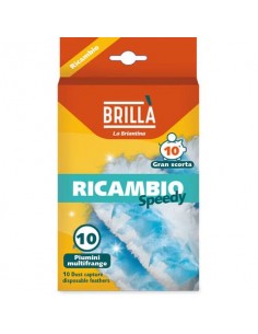 Ricarica piumini catturapolvere Speedy Brillà in conf. da 10 pezzi RIC02523A