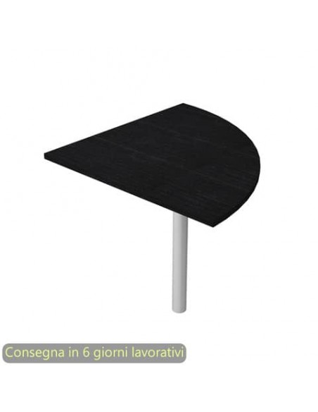 Raccordo angolare 90° gamba grigio all. per scrivanie Presto 80x80xH.69