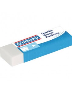 Gomma bianca fascettata singolarmente Donau 62x21x11 mm 7304001PL-09