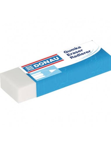 Gomma bianca fascettata singolarmente Donau 62x21x11 mm 7304001PL-09