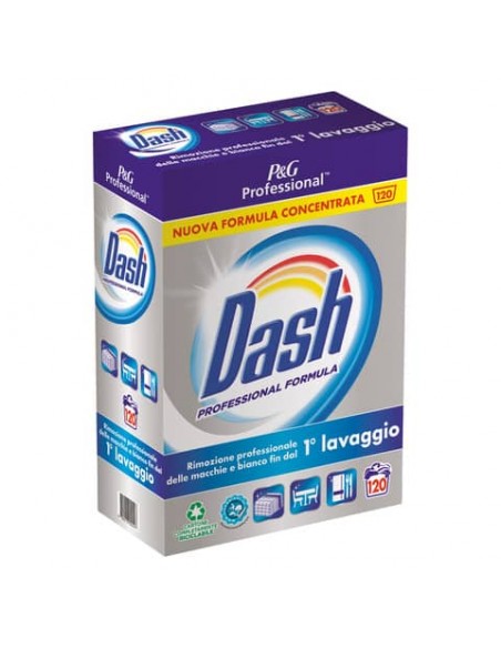 Detersivo in polvere professionale Dash 120 misurini - 6 Kg - PG230