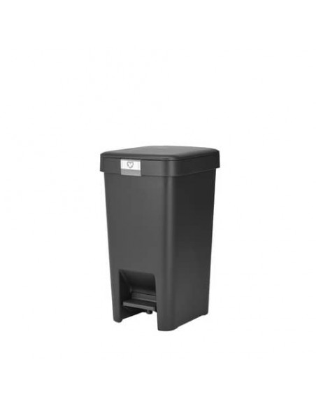 Pattumiera a pedale Brabantia StepUp per raccolta differenziata - capacità 10 L - dark grey - 800344