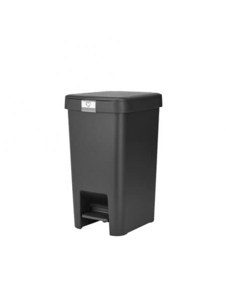 Pattumiera a pedale Brabantia StepUp per raccolta differenziata - capacità 16 L - dark grey - 800306