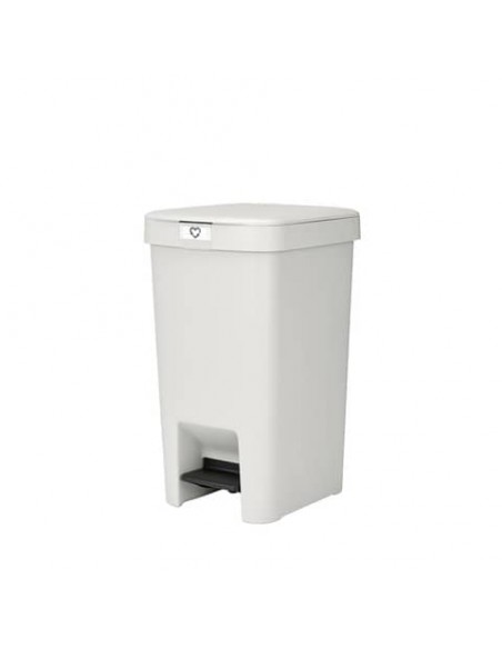 Pattumiera a pedale Brabantia StepUp per raccolta differenziata - capacità 16 L - light grey - 800221