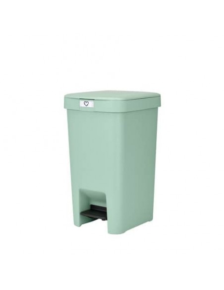 Pattumiera a pedale Brabantia StepUp per raccolta differenziata - capacità 16 L - jade green - 800320