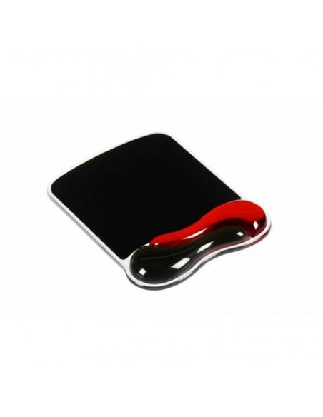 Tappetino per mouse Kensington Duo Gel Wave nero/rosso 62402
