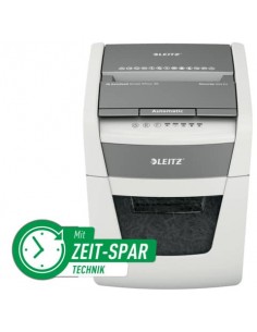 Distruggidocumenti automatico Leitz IQ P4 AutoFeed 50 ff Small Office - 20 L - bianco - 80350000