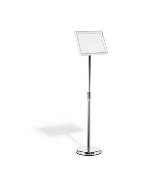 Espositore da pavimento Durable con cornice a scatto in alluminio formato A4 4798-23
