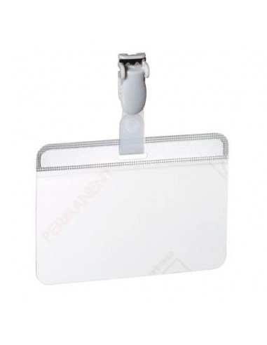 Portanome autolaminante Durable Eurobadge trasparente 54x90mm in conf. 25 pz - 8149-19