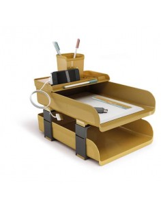 Set scrivania 5 pezzi Arda Vintage Caramel 25