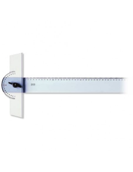 Riga a ''t'' 50 cm Arda Uni in plastica con testa graduata 32150
