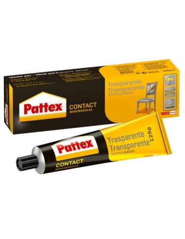 Adesivo a contatto permanente Pattex Contact trasparente 125 g - 1419322