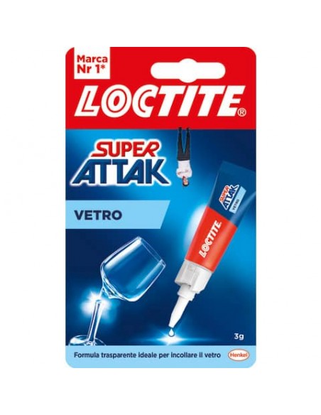 Colla Loctite Super Attak Vetro 3 g  2632280