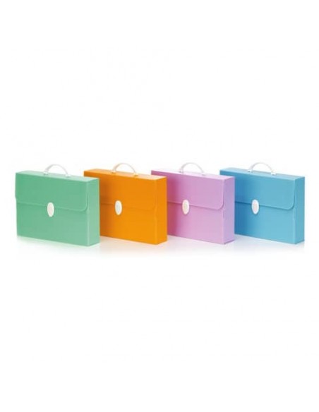 Valigetta in PPL Favorit Every Line Pastel colori assortiti 27x37