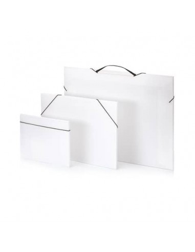 Valigetta polionda Favorit Portfolio in PPL neutro con elastico 53x37x1 cm - 100501111