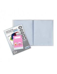 Portalistini a fogli fissi Favorit Sviluppo personalizzabili 22x30 cm - 60 buste trasparente - 400090486