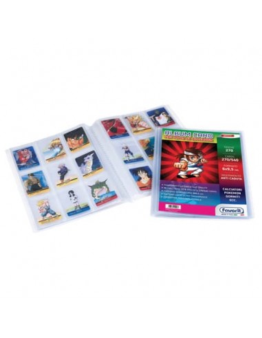 Album porta figurine personalizzabile A4 Favorit 30 buste - f.to figurine 6x9