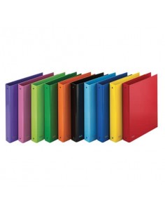 Raccoglitore 4 anelli D.30 Favorit Sprint formato 22x30 cm in cartone plastificato colori assortiti 400152300