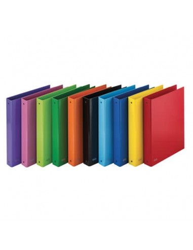 Raccoglitore 4 anelli D.30 Favorit Sprint formato 22x30 cm in cartone plastificato colori assortiti 400152300