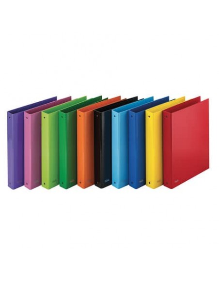 Raccoglitore 4 anelli D.30 Favorit Sprint formato 22x30 cm in cartone plastificato colori assortiti 400152300