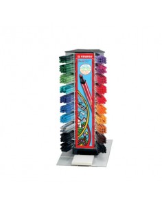 Espositore 240 pennarelli Stabilo Pen 68 tratto 1 mm assortiti 68/240