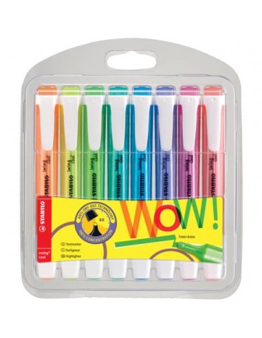 Evidenziatori Swing Cool WOW Stabilo conf. 8 colori fluo assortiti 275/8-3