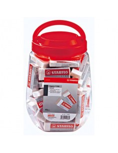 Gomma bianca Stabilo Legacy senza PVC conf. 60 pz 22x11x62 mm 118660