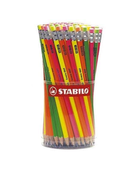 Matite HB Stabilo Swano fluo in grafite 2