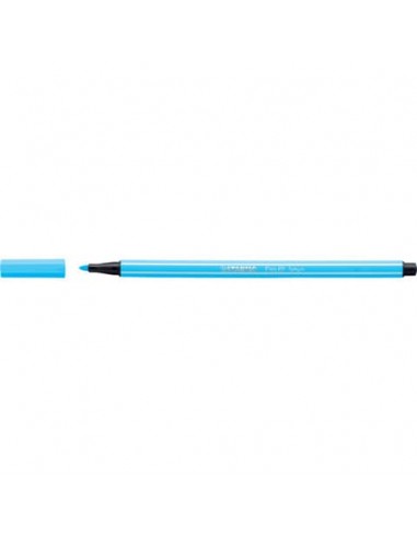 Pennarelli Stabilo Pen 68 tratto 1 mm blu neon 68/031