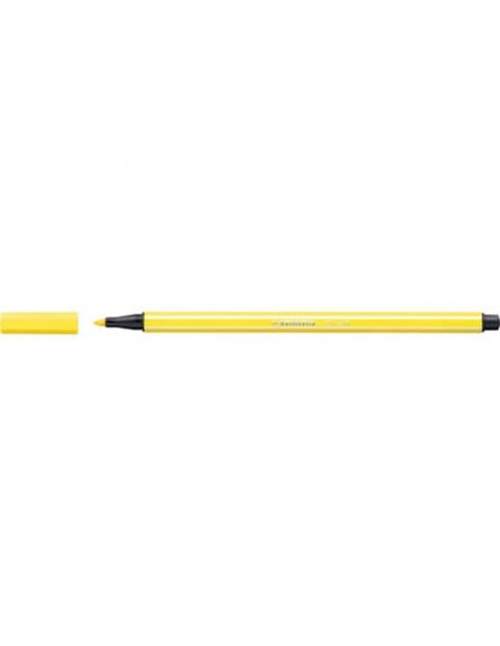 Pennarelli Stabilo Pen 68 tratto 1 mm giallo limone 68/24