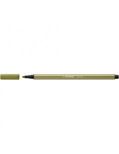 Pennarelli Stabilo Pen 68 tratto 1 mm verde muschio 68/37