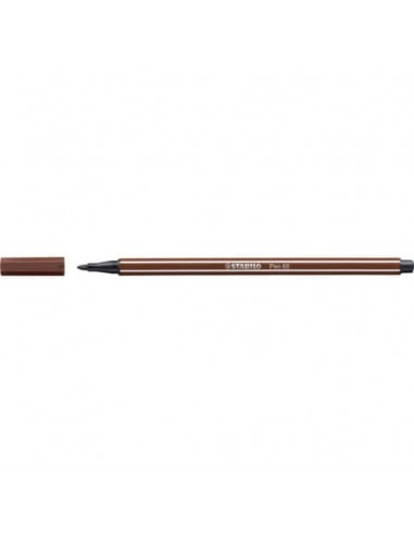 Pennarelli Stabilo Pen 68 tratto 1 mm bruno 68/45