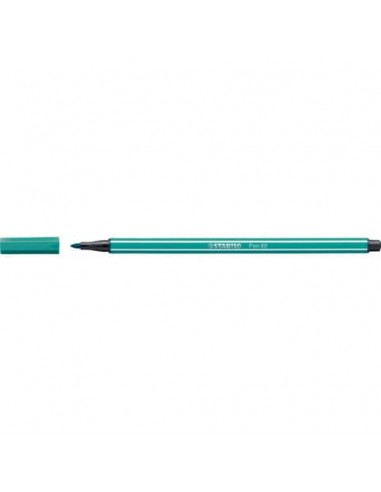 Pennarelli Stabilo Pen 68 tratto 1 mm blu turchese 68/51